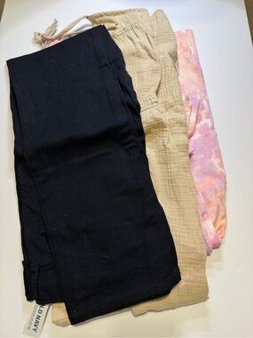 Kids Bundle — Black, Tan & Pink Tie-Dye